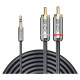 Lindy CABLE AUDIO 3.5MM TO PHONO 1M/35333 LINDY