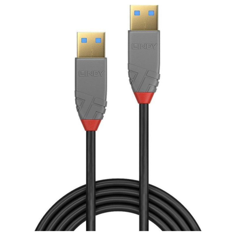 Lindy CABLE USB3.2 TYPE A 5M/ANTHRA 36754 LINDY