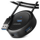 Axagon I/O HUB USB3.2 4PORT ROUND/1.2M HUE-P1AL AXAGON