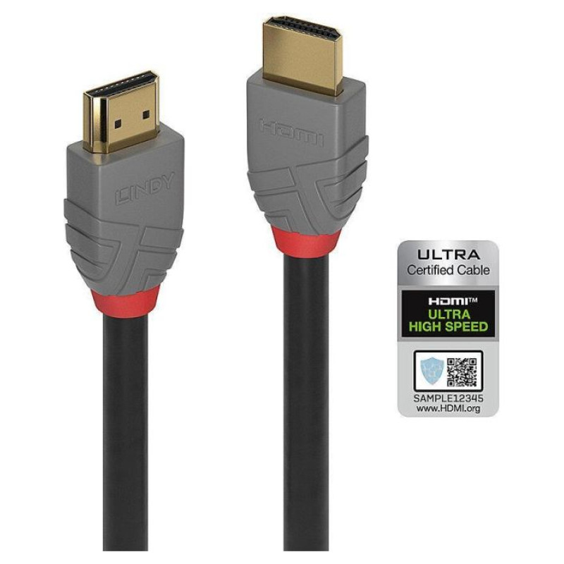 Lindy CABLE HDMI-HDMI 2M/ANTHRA 36953 LINDY