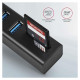 Axagon I/O HUB USB3.2 3P SD/MICROSD/0.2M HMA-CR3A AXAGON