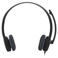Logitech HEADSET STEREO H151/BLACK 981-000589 LOGITECH