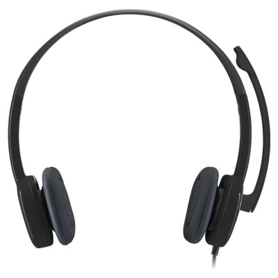 Logitech H151 Corded Stereo Headset - BLACK - 3.5 MM