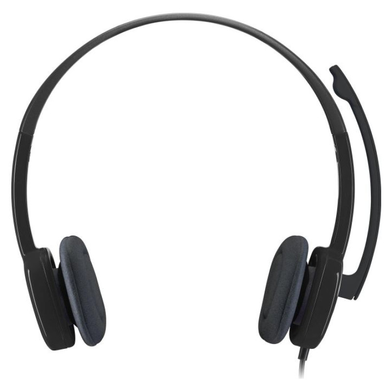 Logitech H151 Corded Stereo Headset - BLACK - 3.5 MM