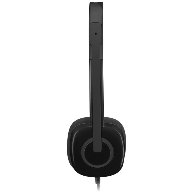 Logitech H151 Corded Stereo Headset - BLACK - 3.5 MM