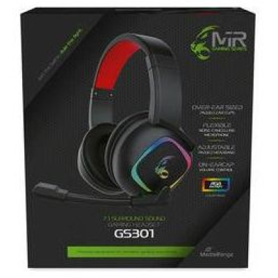 Mediarange HEADSET GAMING GS301/BLACK/RED MRGS301 MEDIARANGE