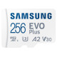 Samsung MEMORY MICRO SDXC EVO+ 256GB/V30 W/A MB-MC256SA/EU SAMSUNG