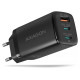 Axagon MOBILE CHARGER WALL USB 65W/GAN 3PORT ACU-DPQ65 AXAGON