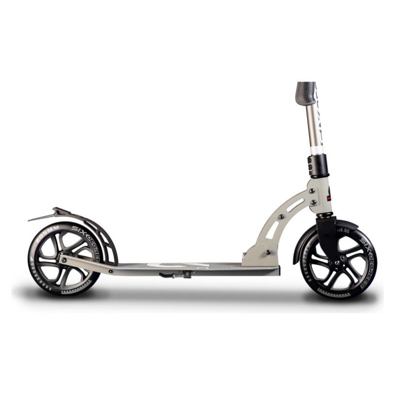 Six Degrees Scooter skrejritenis 205 mm, pelēks - AU 589