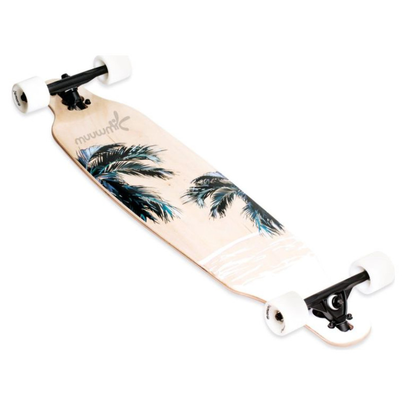 Muuwmi Longboard Skateboard skrituļdēlis, ABEC 7 , Beach - AU 558