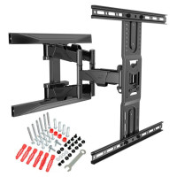Electriclight TV stiprinājums pie sienas 45-75 collas, līdz 45 kg, melns - NB P 6