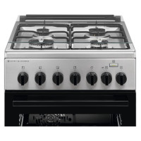 Electrolux 600.sērijas gāzes plīts ar elektrisko cepeškrāsni, melna, 50cm - LKK560010X