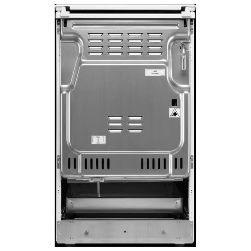 Electrolux 600.sērijas gāzes plīts ar elektrisko cepe&scaron;krāsni, melna, 50cm - LKK560010X