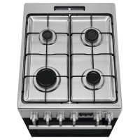 Electrolux gāzes plīts ar elektrisko cepeškrāsni SteamBake, nerūsoša tērauda, 50cm - LKK560228X