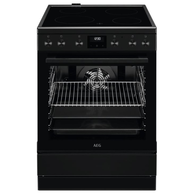 AEG stikla keramikas plīts, melna, 59.6 cm - CCB6441NBB