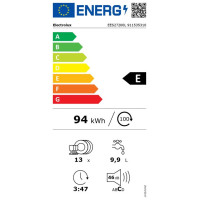 Electrolux trauku mazgājamā mašīna (iebūv.), 60 cm - EES27200L