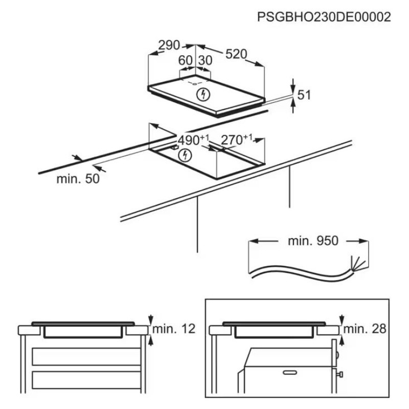 Electrolux indukcijas plīts virsma - LIT30231C