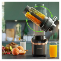 Philips Flip&Juice blenderis, 1500W, melna un metāliska - HR3770/10