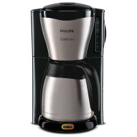 Philips Kafijas automāts ThermInox (termotrauks), 1000W (melns ar pelēku) - HD7546/20