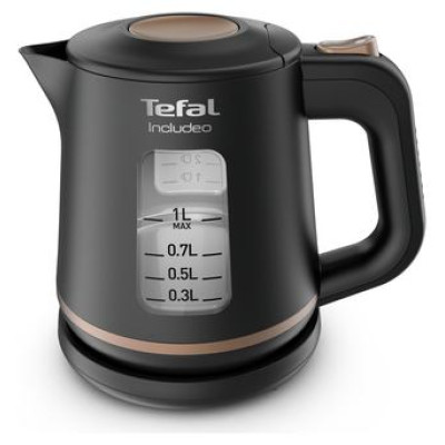 Tefal tējkanna Includeo, 2400W, 1L, melna - KI533811