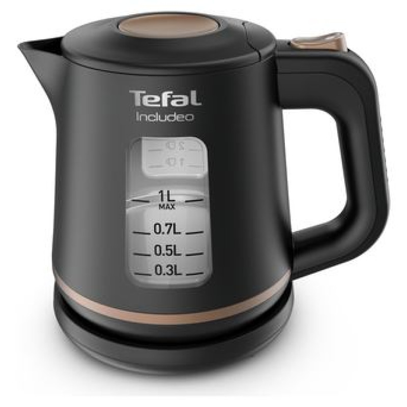 Tefal tējkanna Includeo, 2400W, 1L, melna - KI533811
