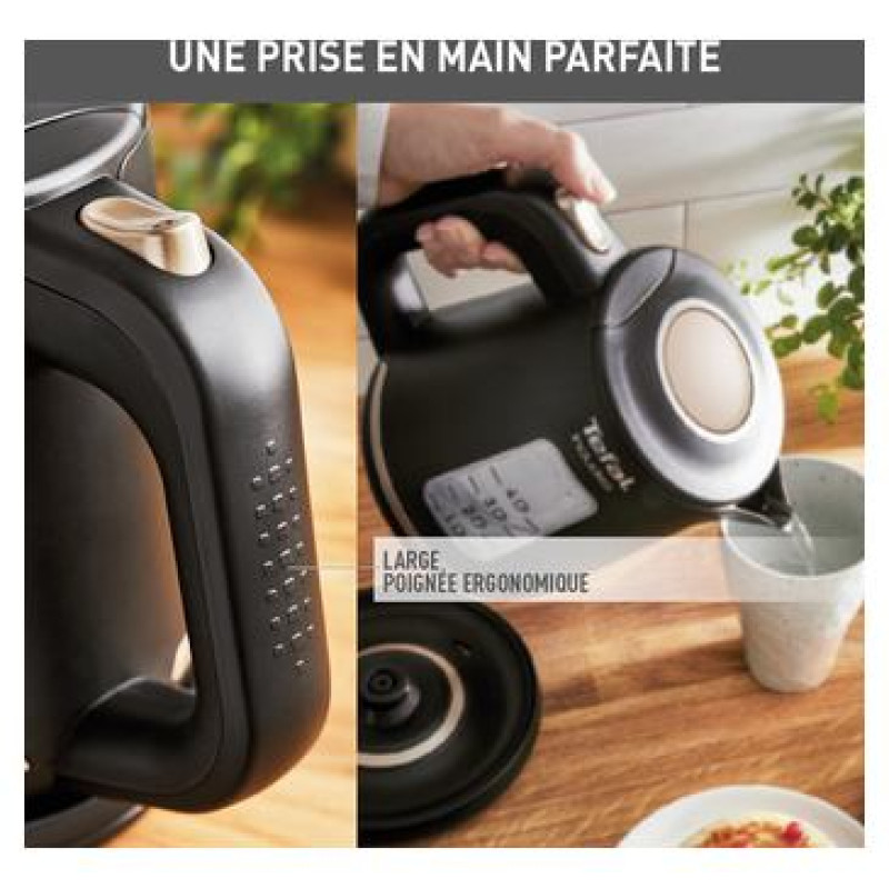 Tefal tējkanna Includeo, 2400W, 1L, melna - KI533811