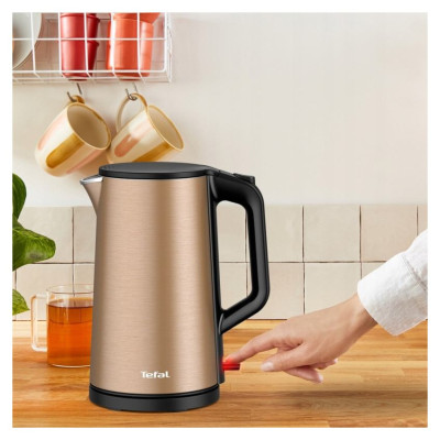 Tefal tējkanna Double Layer, 1.5 L, zelta - KI583C