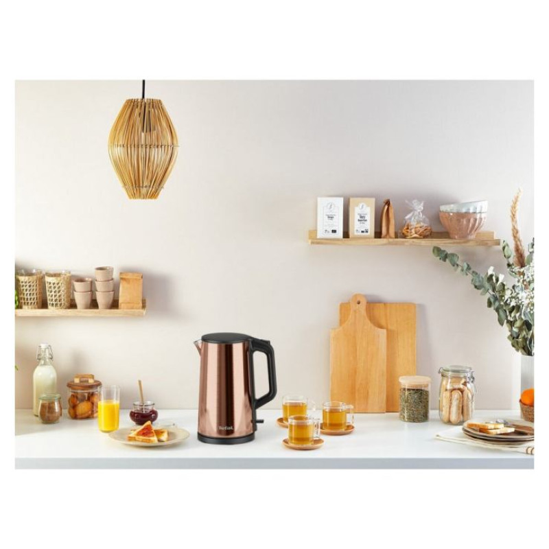 Tefal tējkanna Double Layer, 1.5 L, zelta - KI583C