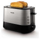 Philips Viva Collection tosteris (matēts metāls ar melnu) - HD2637/90