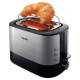 Philips Viva Collection tosteris (matēts metāls ar melnu) - HD2637/90