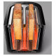 Philips Viva Collection tosteris (matēts metāls ar melnu) - HD2637/90
