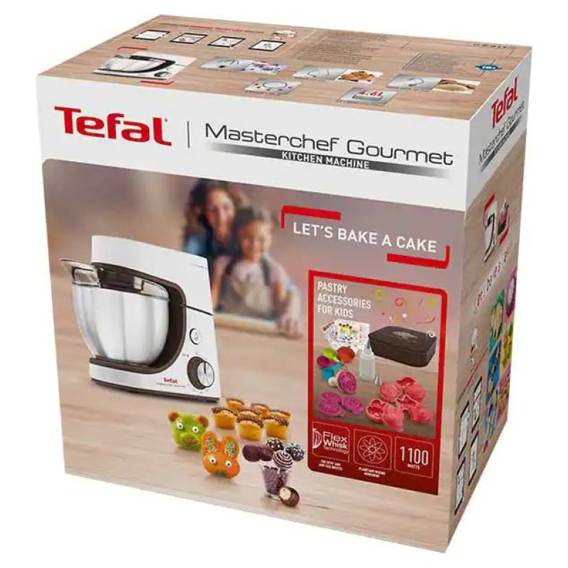 Tefal virtuves kombains, balts - QB51K138
