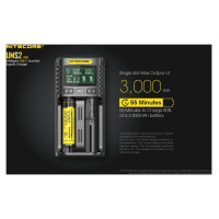 Nitecore BATTERY CHARGER 2-SLOT/UMS2 NITECORE