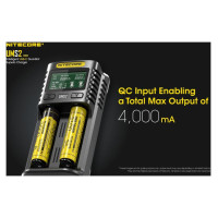 Nitecore BATTERY CHARGER 2-SLOT/UMS2 NITECORE
