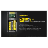 Nitecore BATTERY CHARGER 2-SLOT/UMS2 NITECORE