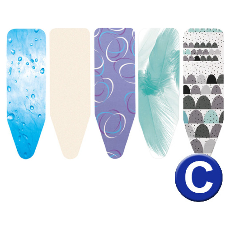 Brabantia gludināmā dēļa pārvalks, 124x45 cm, Neutral (C) 2mm - 191527