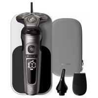 Philips Shaver Prestige series 9000 Elektriskais skuveklis mitrai un sausai skūšanai, melns - SP9872/15