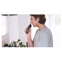 Philips Shaver Prestige series 9000 Elektriskais skuveklis mitrai un sausai skūšanai, melns - SP9872/15