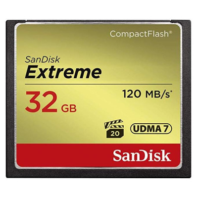 Sandisk MEMORY COMPACT FLASH 32GB/SDCFXSB-032G-G46 SANDISK