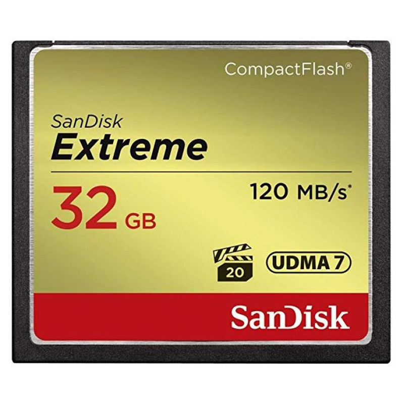 Sandisk MEMORY COMPACT FLASH 32GB/SDCFXSB-032G-G46 SANDISK