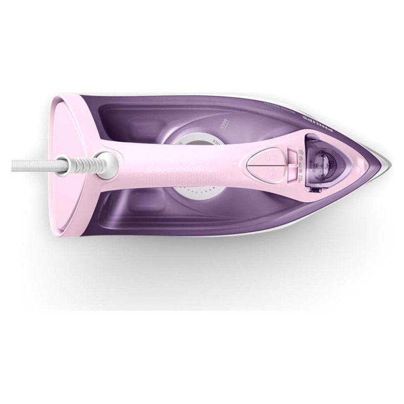 Philips 3000 sērijas Tvaika gludeklis, 2200W, violets ar rozā - DST3020/30