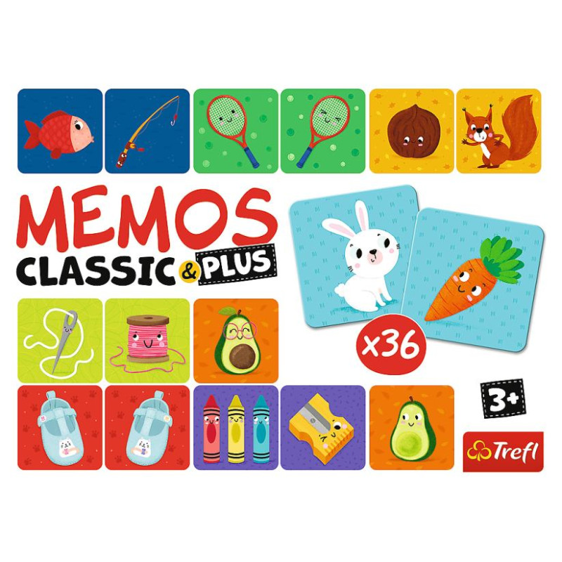 Trefl Memo Classic Plus Loģika