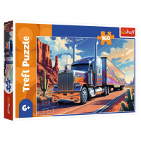 Trefl Puzzle Kravas automašīna uz ceļa, 160 gab.