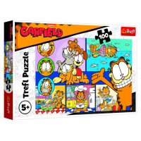 Trefl GARFIELD Puzle, 100 gab.