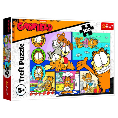 Trefl GARFIELD Puzle, 100 gab.