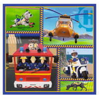 Trefl FIREMAN SAM Pužļu komplekts 3in1 Ugunsdzēsējs Sems