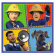 Trefl FIREMAN SAM Pužļu komplekts 3in1 Ugunsdzēsējs Sems