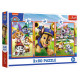 Trefl PAW PATROL Pužļu komplekts Suņu banda, 3x80 gab.