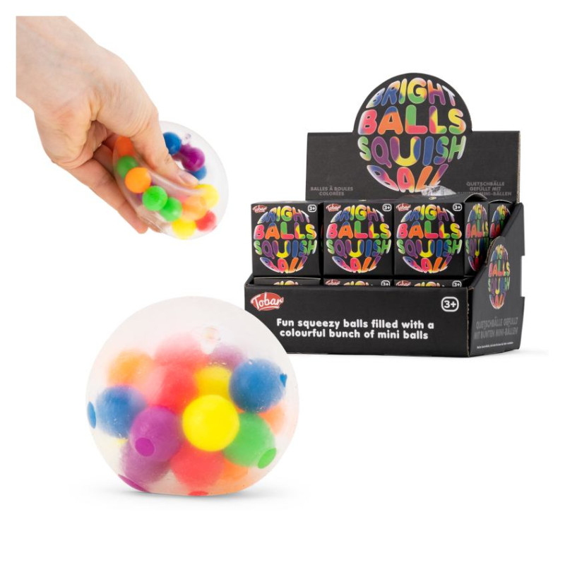 Tobar SCRUNCHEMS Spaidāmās bumbas spilgtās krāsās