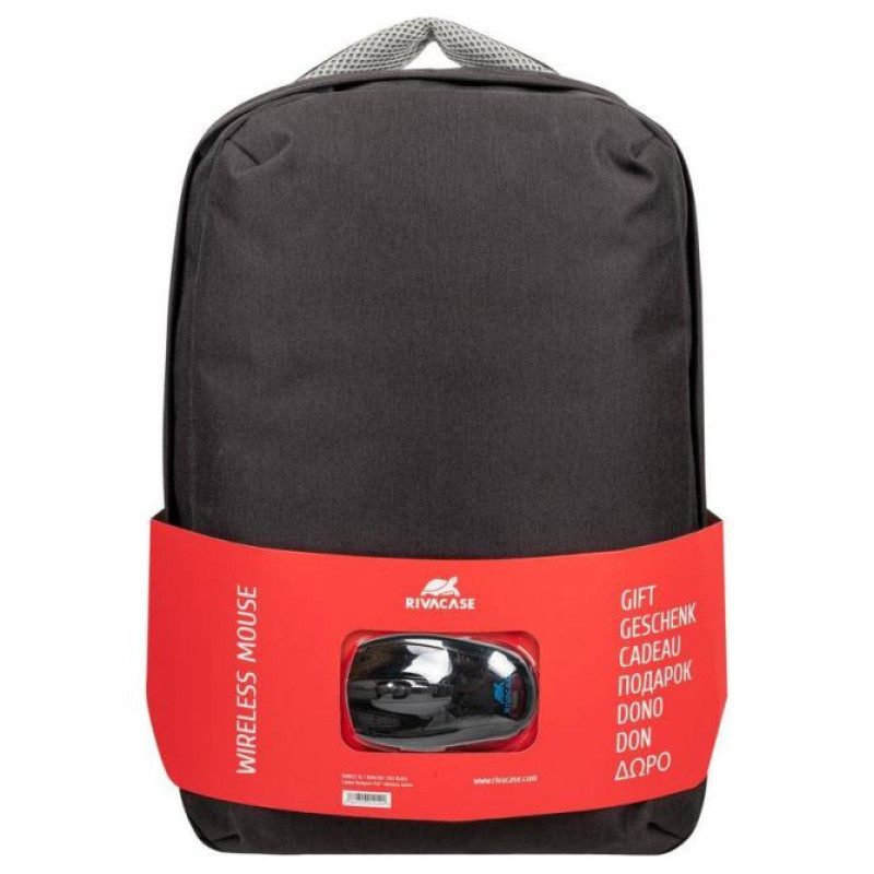 Rivacase NB BACKPACK 15.6" + MOUSE/7563 BLACK RIVACASE